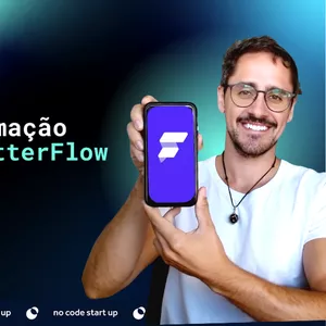 Curso Formação FlutterFlow No-Code Start-Up - Lumina Cursos Capa do curso Formação FlutterFlow No-Code Start-Up na Lumina Cursos