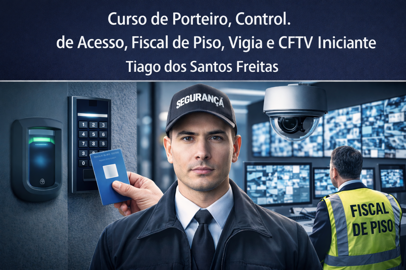 Curso Porteiro,Controle de Acesso,Fiscal de Piso,Vigia e CFTV - Lumina Cursos Capa do curso Porteiro,Controle de Acesso,Fiscal de Piso,Vigia e CFTV na Lumina Cursos