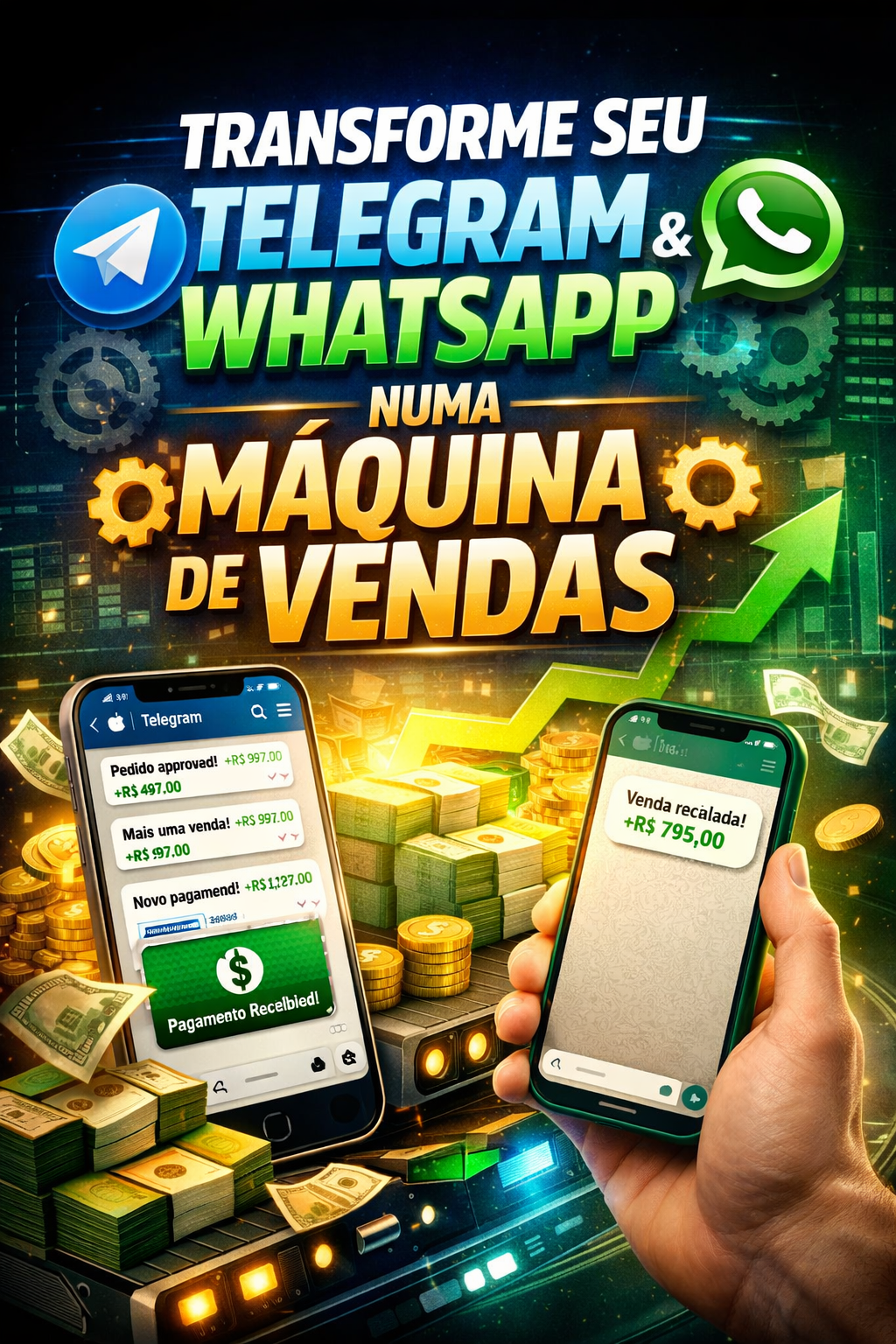 Curso TRANSFORME SEU TELEGRAM E WHATSAPP NUMA MÁQUINA DE VENDAS - Lumina Cursos Capa do curso TRANSFORME SEU TELEGRAM E WHATSAPP NUMA MÁQUINA DE VENDAS na Lumina Cursos